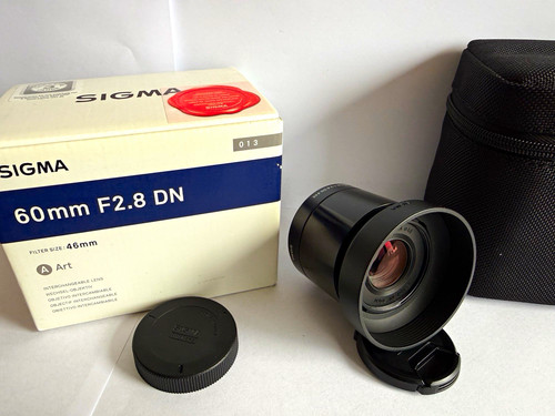 Sigma 60mm dn art - 60mm, f2.8