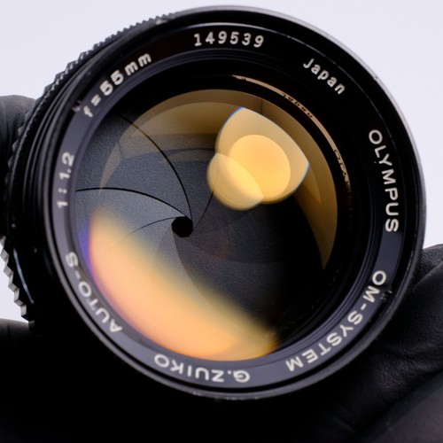 Olympus auto 55mm 2 f1 - olympus, f1.2